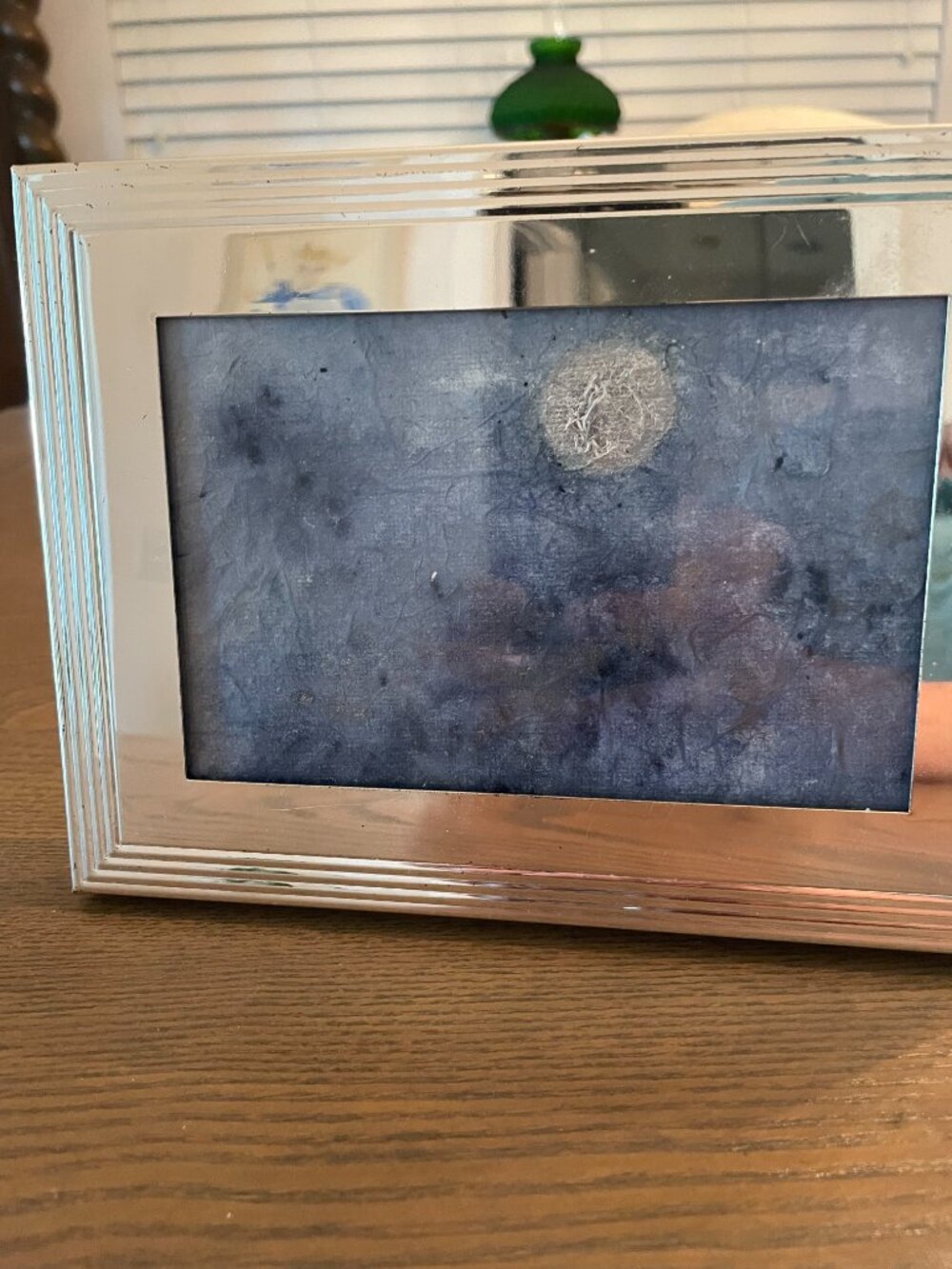 Artwork-Silver Moon 6"X8"